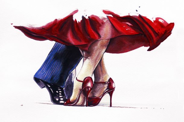 Tango aquarelle